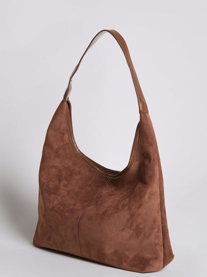 Suede Daily Lederen Tote