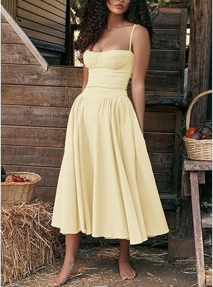 NOVA | Korset Midi Jurk