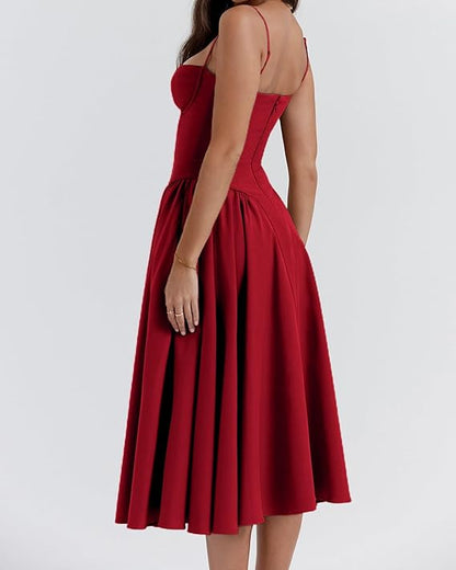 NOVA | Korset Midi Jurk