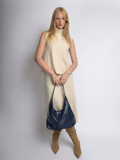 Scarlett Versleten Leren Retailertas