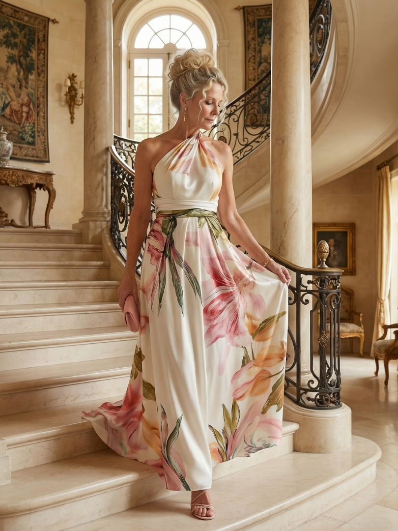 FEMKE | Bloemen Maxi Jurk