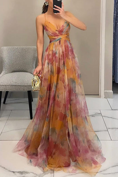 GISELLE | Chiffon Maxi Jurk