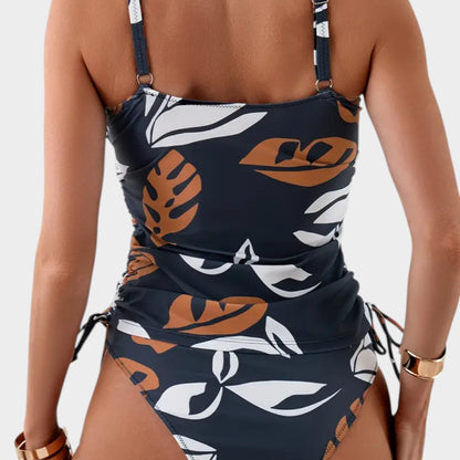 CARMEL | Tropische Side-Tie Tankini
