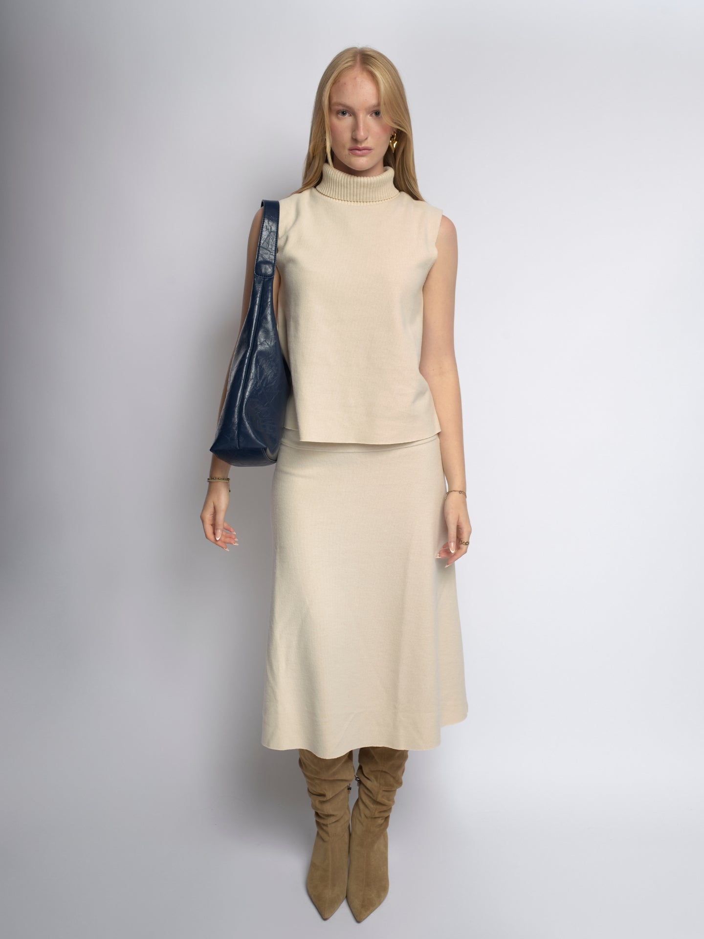 Scarlett Versleten Leren Retailertas