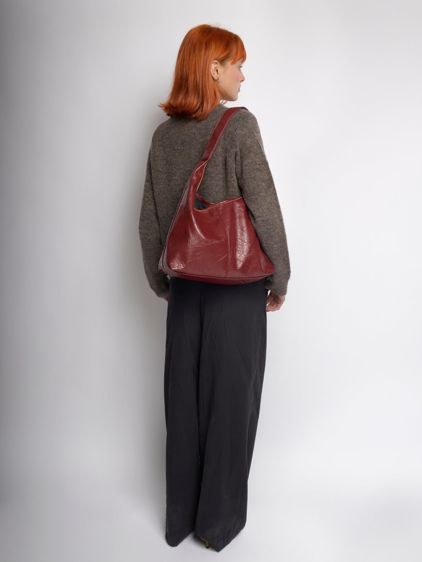 Scarlett Versleten Leren Retailertas