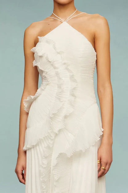 LIYANA | Spiraalvormige Maxi Jurk