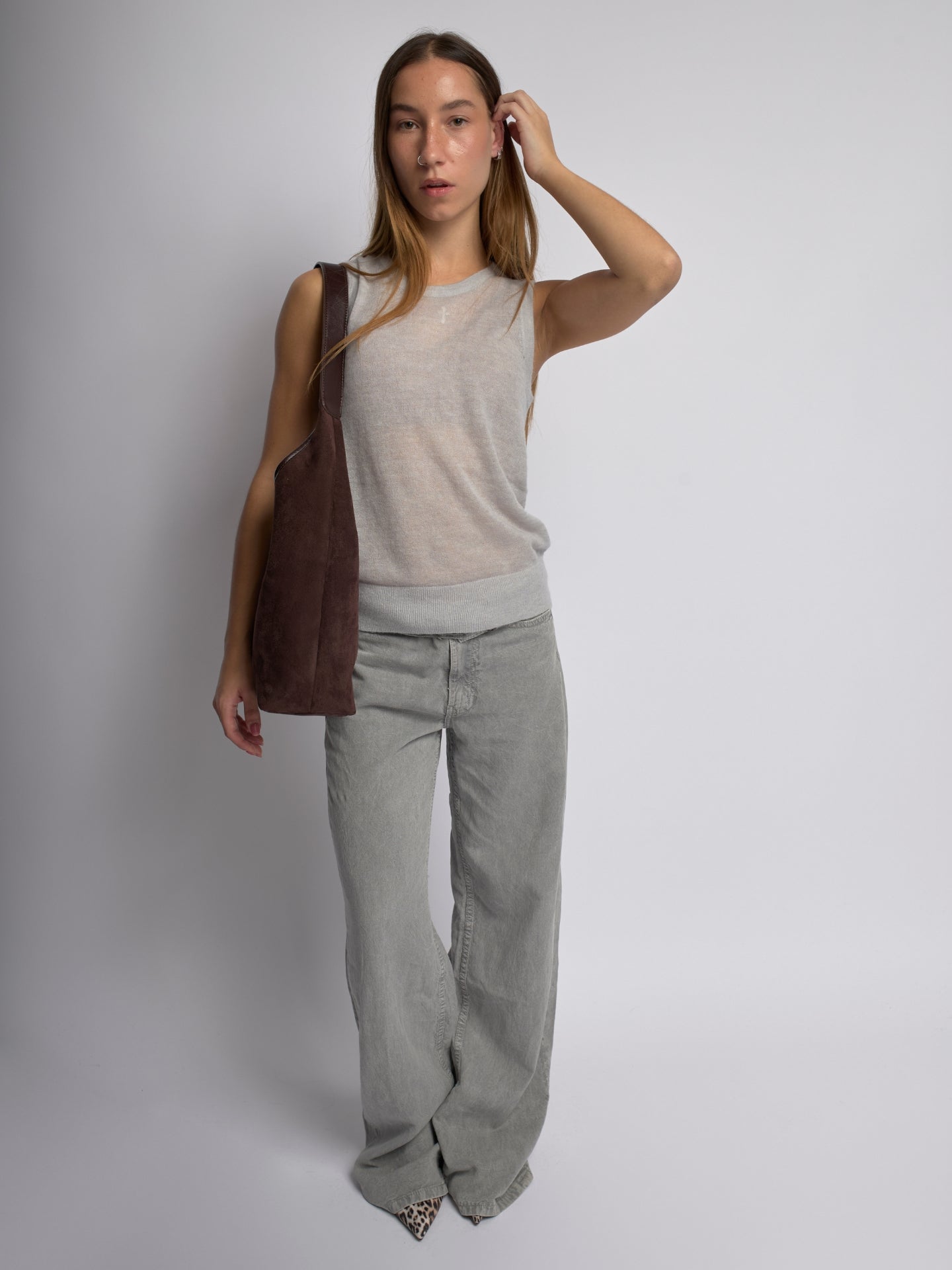 Suede Daily Lederen Tote