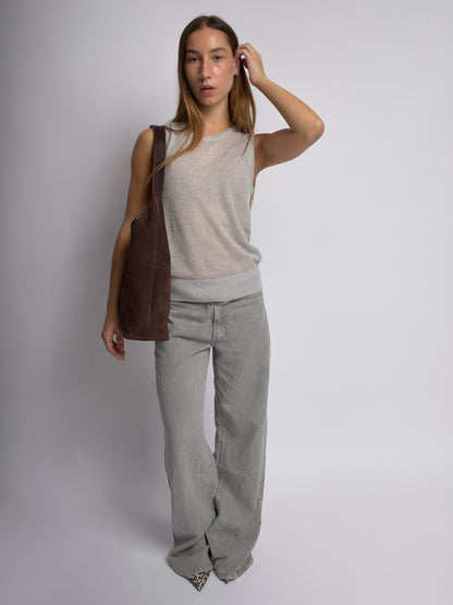 Suede Daily Lederen Tote
