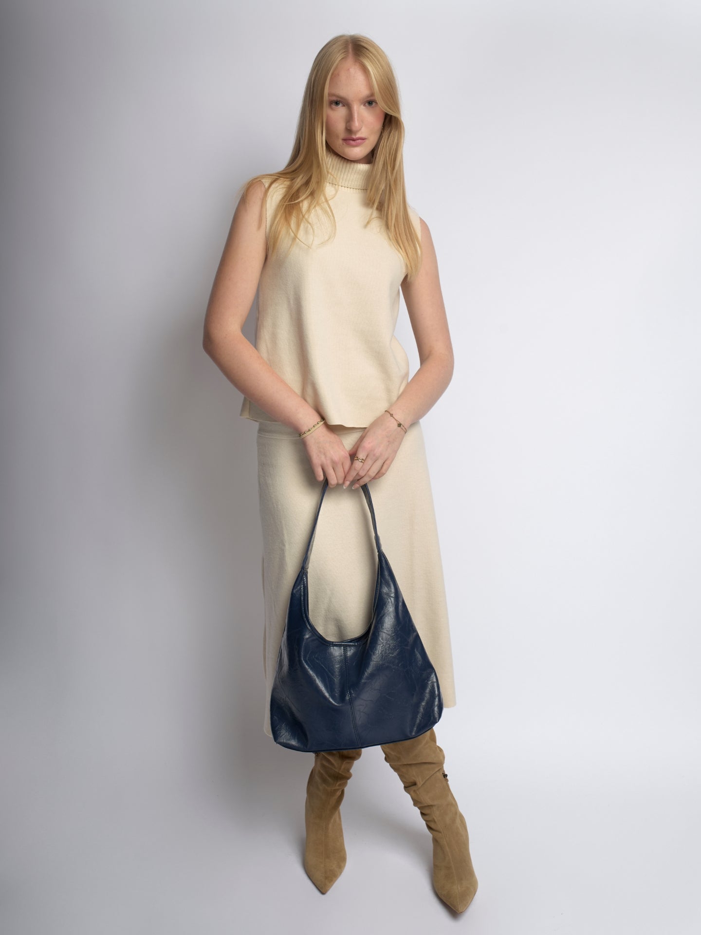 Scarlett Versleten Leren Retailertas