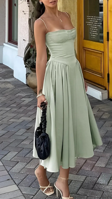 NOVA | Korset Midi Jurk