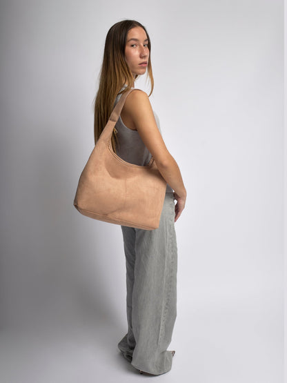 Suede Daily Lederen Tote