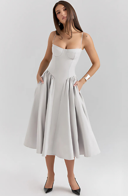 NOVA | Korset Midi Jurk