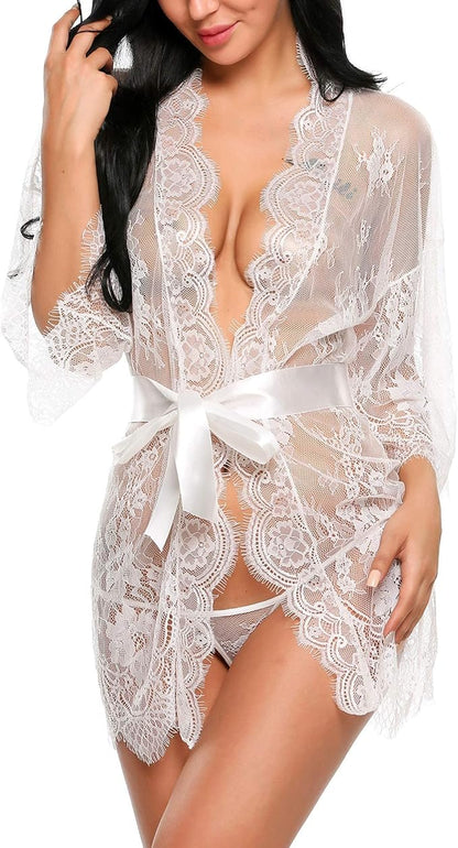 ISABELL | Kimono- en Babydoll-set
