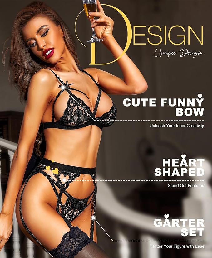 VANESSA – Sexy Lingerieset met Boogje