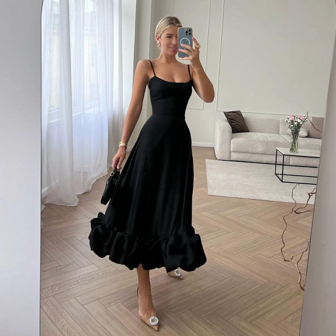 YASMIN | Fluwelen Maxi Jurk