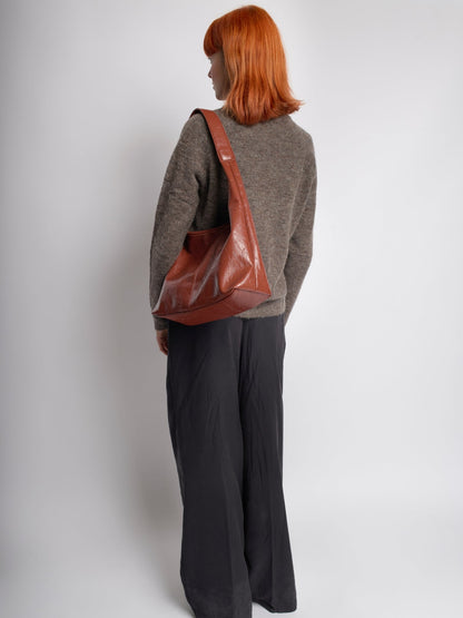 Scarlett Versleten Leren Retailertas