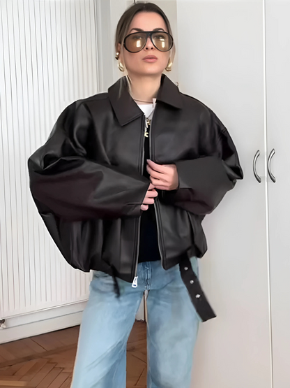 CARA | Retro Street Leren Jas