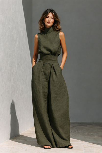 MARIA | Minimalistische Wide-Leg Set