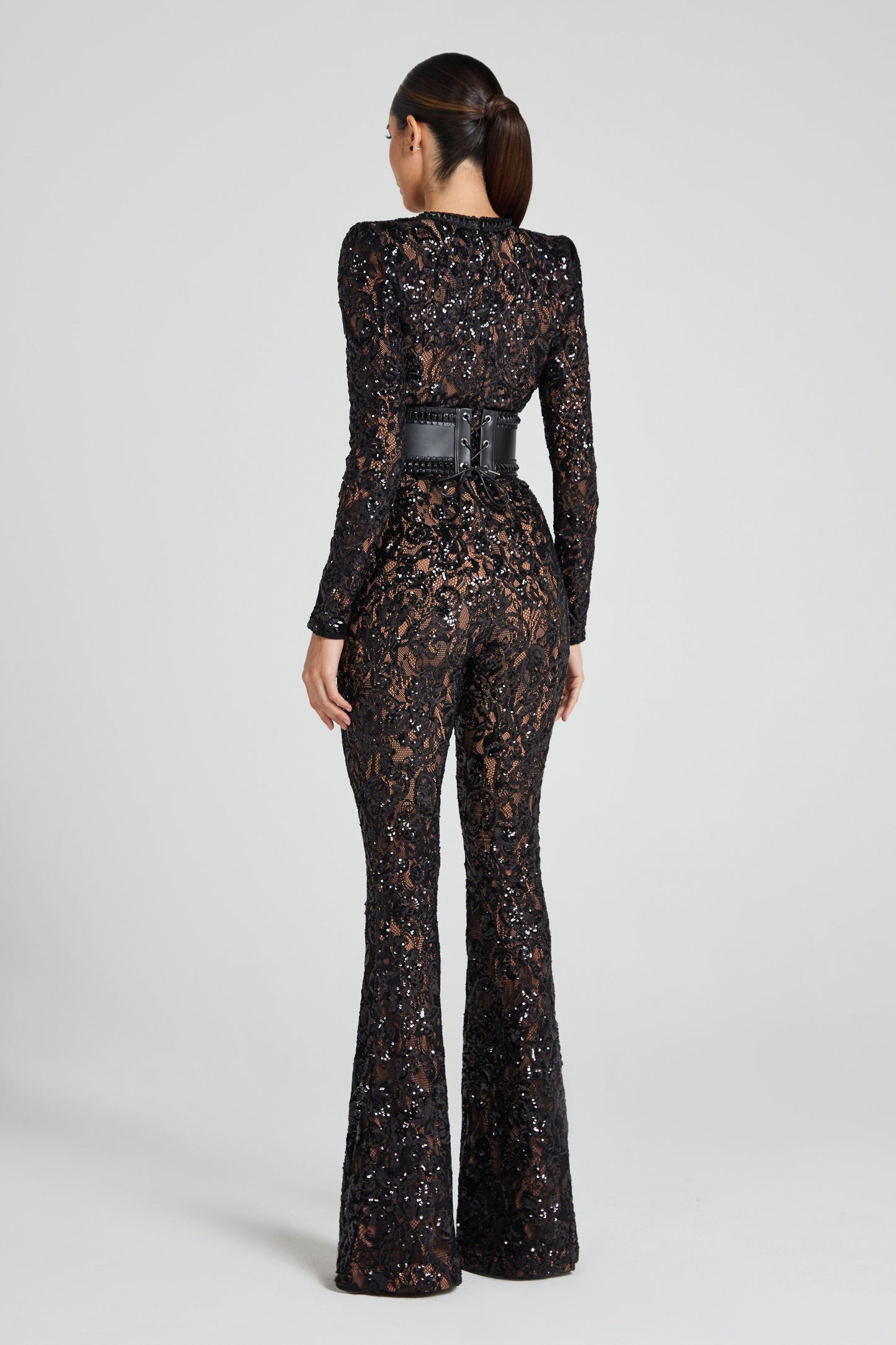 ELVIRA – Luxe Lace Sequin Jumpsuit