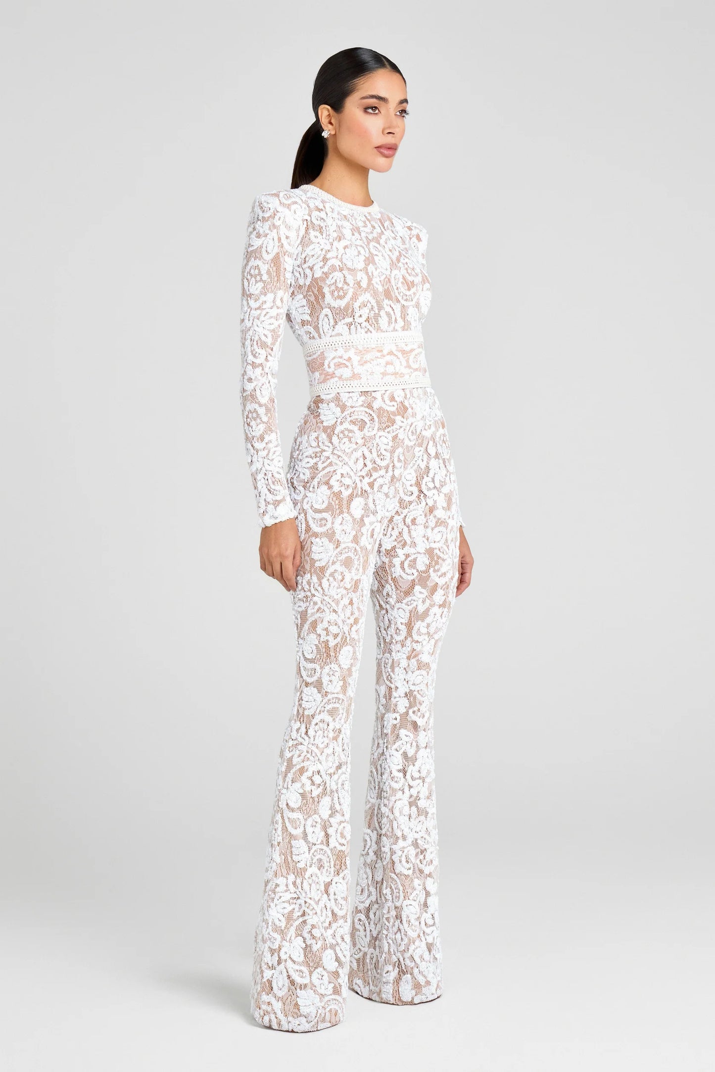 ELVIRA – Luxe Lace Sequin Jumpsuit