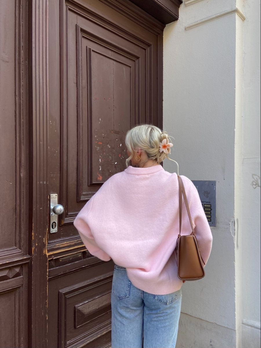 JOAN - Oversized Roze Trui