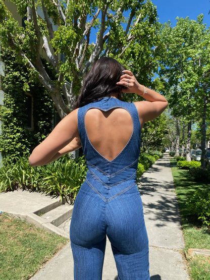 AMALIE – Denim Jumpsuit