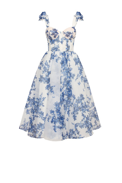 LESLIE | Floral Midi Jurkje