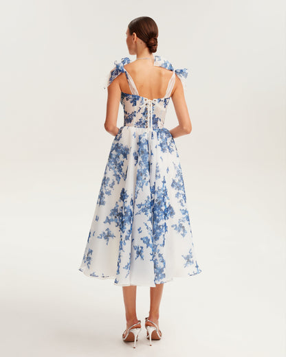 LESLIE | Floral Midi Jurkje