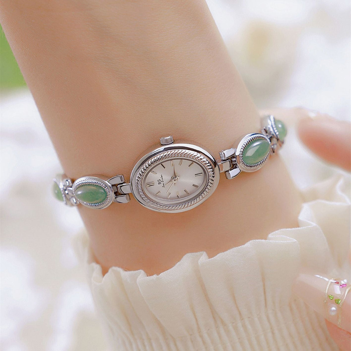 Luvesa Horloge met Edelsteenlook