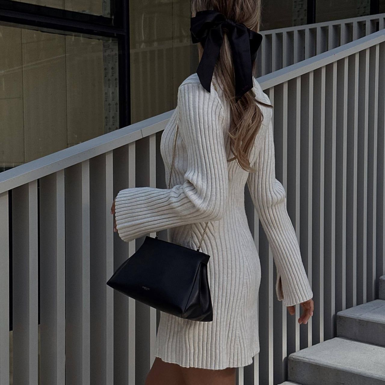 LEIGH | Ribbed Knit Jurk