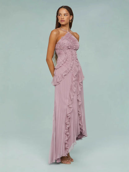 LIYANA | Spiraalvormige Maxi Jurk