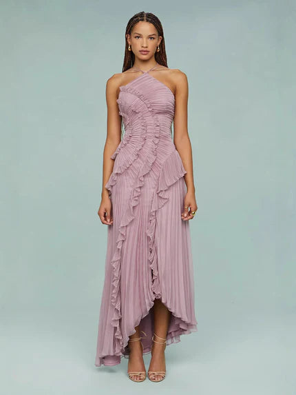 LIYANA | Spiraalvormige Maxi Jurk