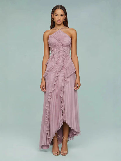 LIYANA | Spiraalvormige Maxi Jurk