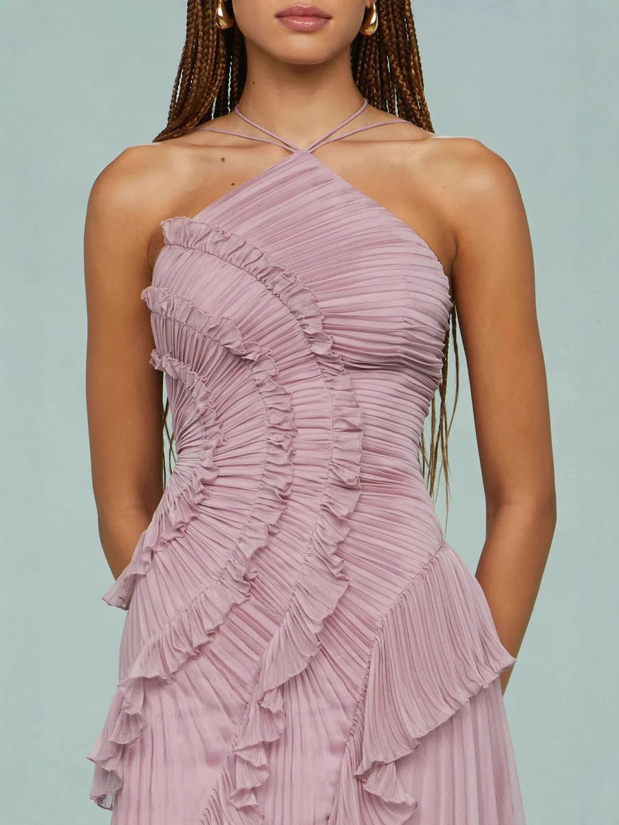 LIYANA | Spiraalvormige Maxi Jurk