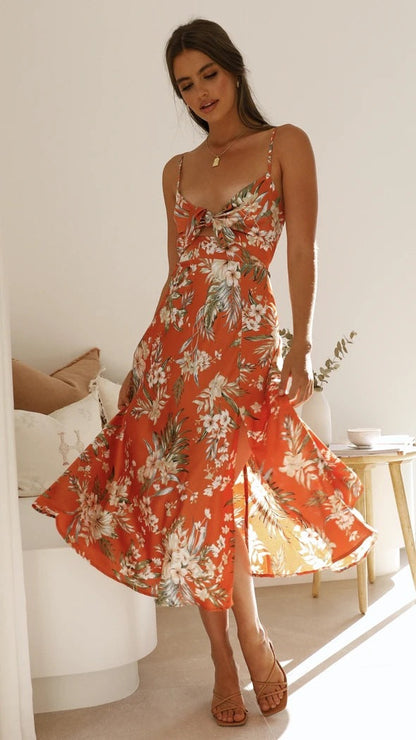 LISA | Bloemen Maxi Jurk
