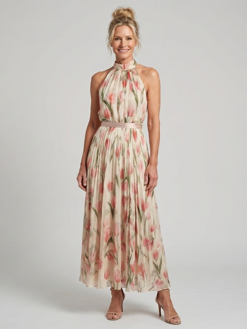 MARIT | Bloemen Maxi Jurk
