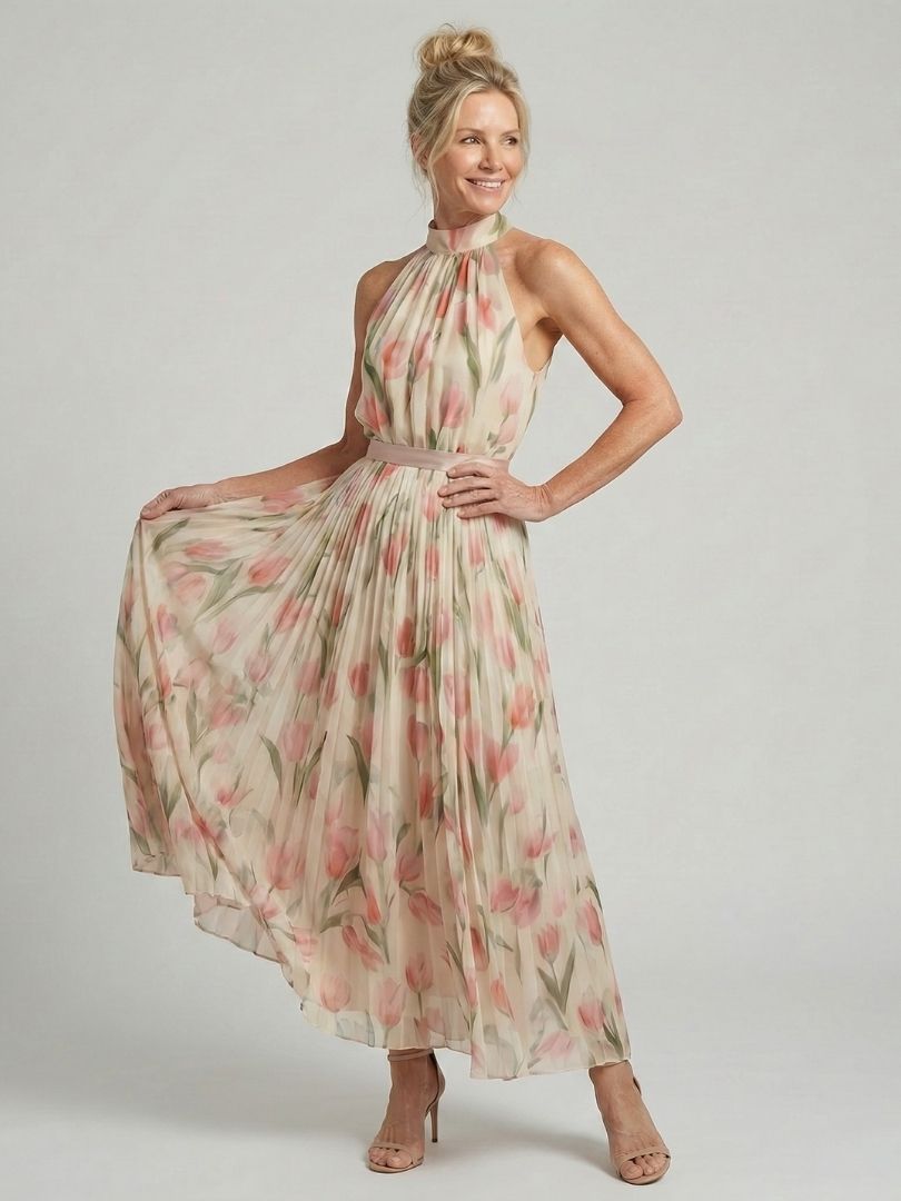 MARIT | Bloemen Maxi Jurk