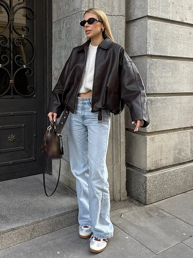 CARA | Retro Street Leren Jas