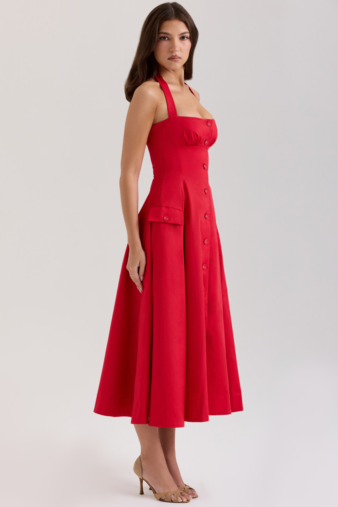 AMILIA | Flare Maxi Jurk