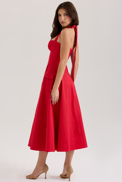 AMILIA | Flare Maxi Jurk