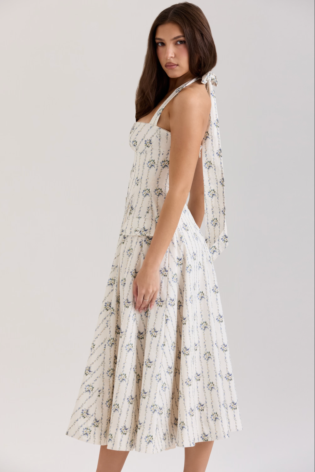 AMILIA | Flare Maxi Jurk