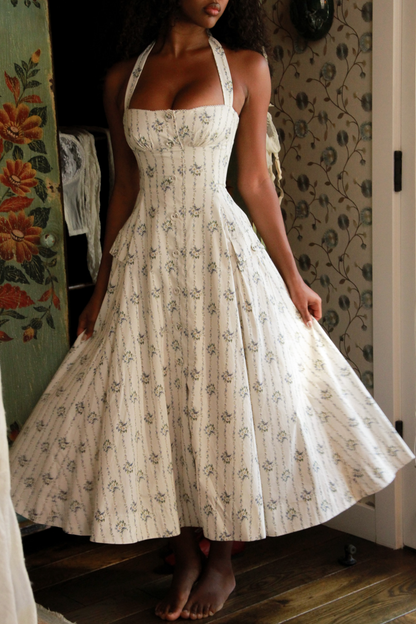 AMILIA | Flare Maxi Jurk