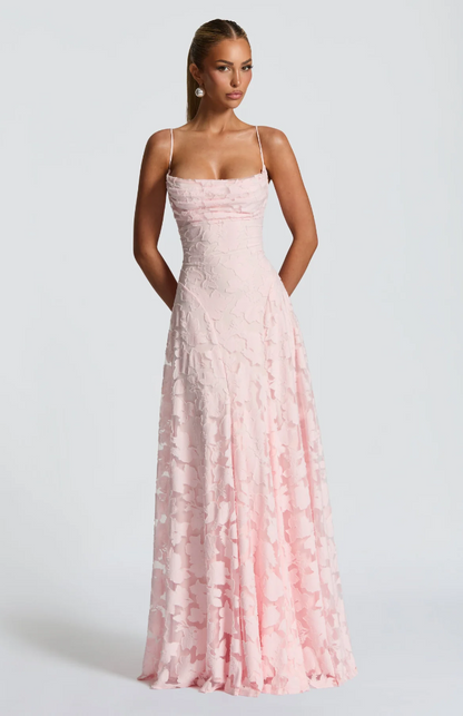 SOFIA | Elegante Maxi Jurk - Roze