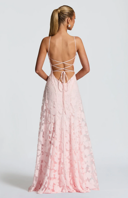 SOFIA | Elegante Maxi Jurk - Roze