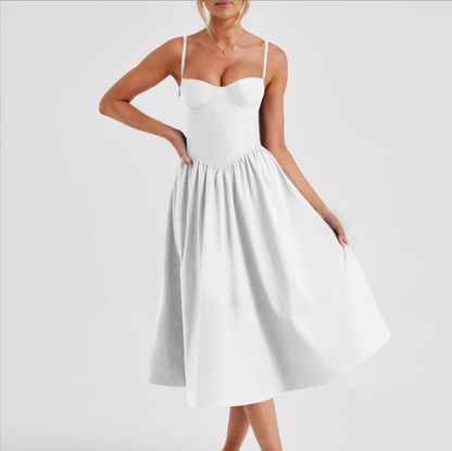 CLARA | Bustier Midi Jurk