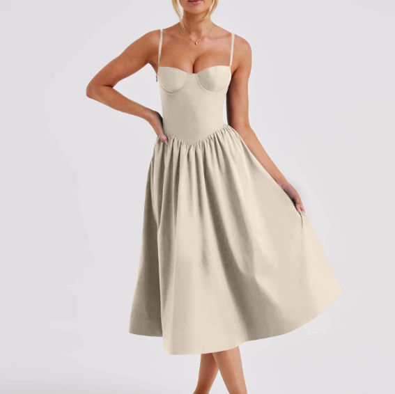 CLARA | Bustier Midi Jurk