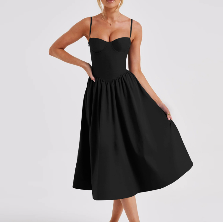 CLARA | Bustier Midi Jurk
