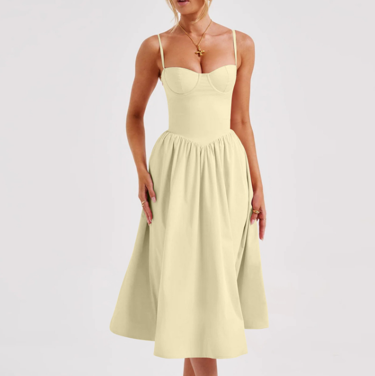 CLARA | Bustier Midi Jurk