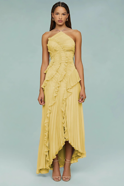 LIYANA | Spiraalvormige Maxi Jurk