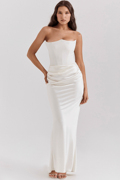 CAMILA – Straploze Maxi Jurk